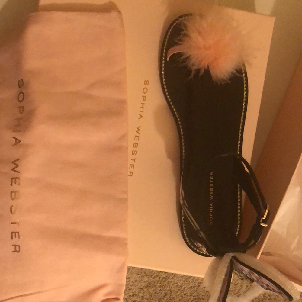 10B Sophia Webster Talulah Butterfly Wing Flats